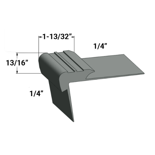 Hunter Green Vinyl Slim Line Nosing