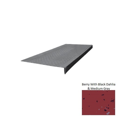 Spextones Berry With Black Dahlia & Medium Gray Stair Tread