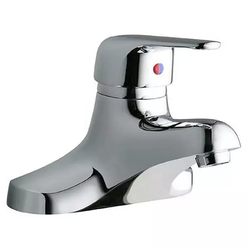 Lk422l4 Chrome Deck Mount Bathroom Faucet - Single Handle / Two Holes - Chrome