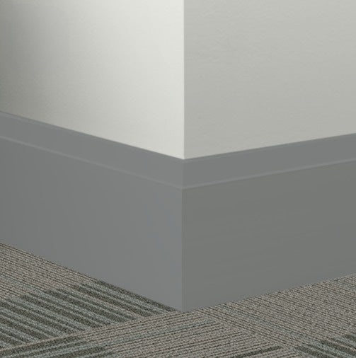 Johnsonite Cool Metal Rubber Millwork Contoured Wall Base