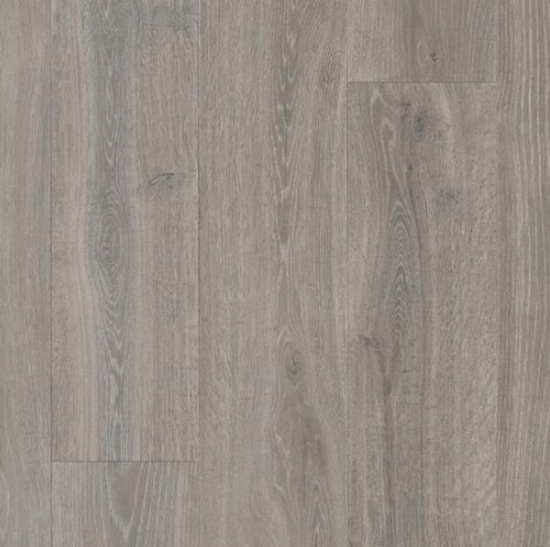 Antique Craft Stone Hearth Oak Laminate Wood Plank Flooring - Textured - 9 7/16" X 80 1/2"