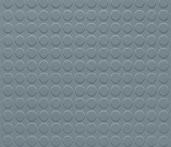Johnsonite Windsor Blue Raised Round Solid Color Rubber Tile - Textured