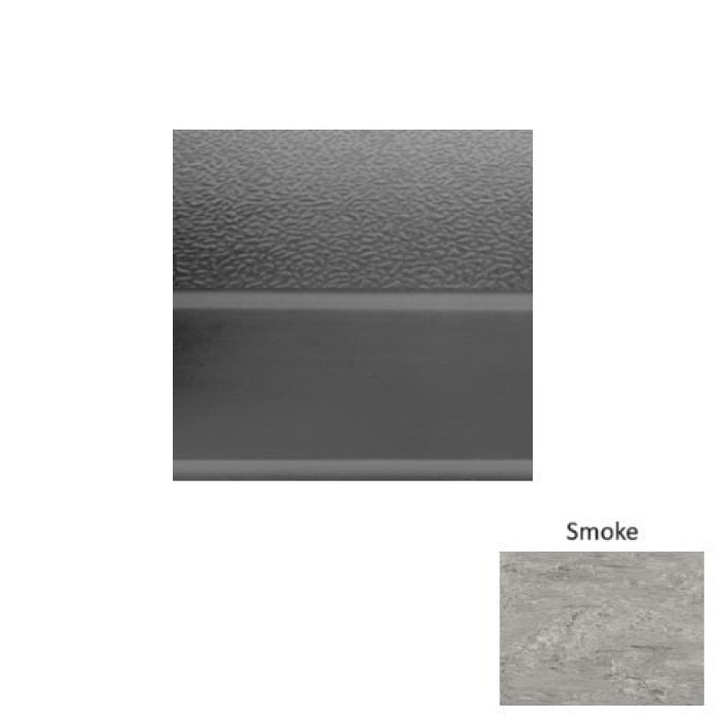 Marbleized 93 Smoke Rubber (Sq) Stair Tread - Textured