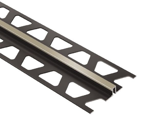 Dilex Bws Movement Joint Plastic Pvc Tile Edging Trim - Grey