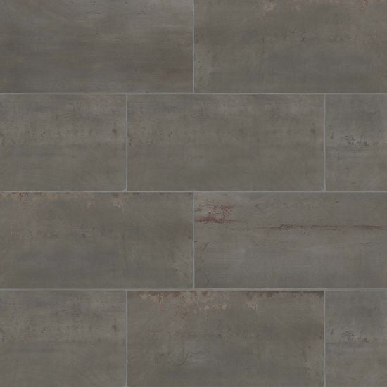 Rebel Lead Porcelain Tile - Matte