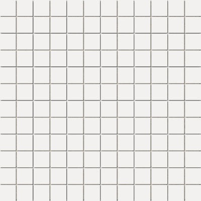 Unglazed Mosaics Clearface Ice White Porcelain Mosaic - 1" X 1" - Unglazed