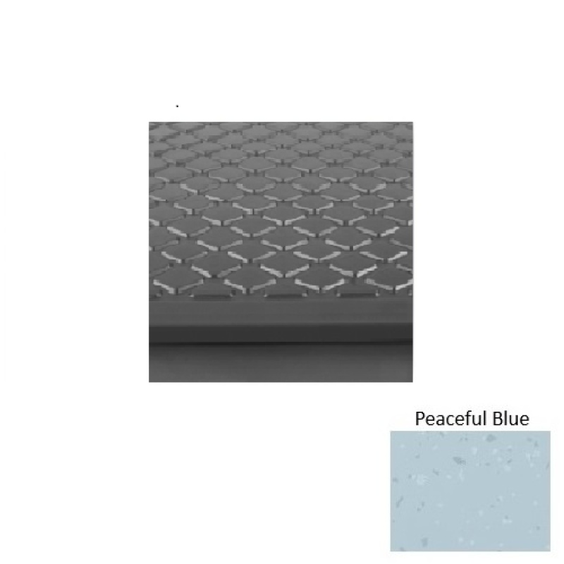 Symmetry 31 Peaceful Blue Diamond Rubber Stair Tread