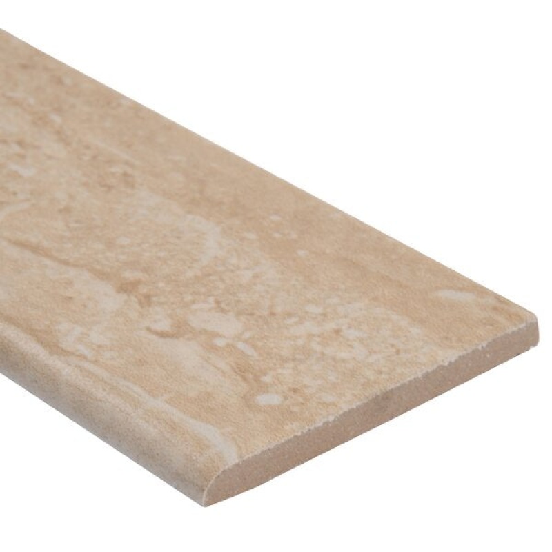 Dunes Beige Porcelain Bullnose 3" x 18" Matte