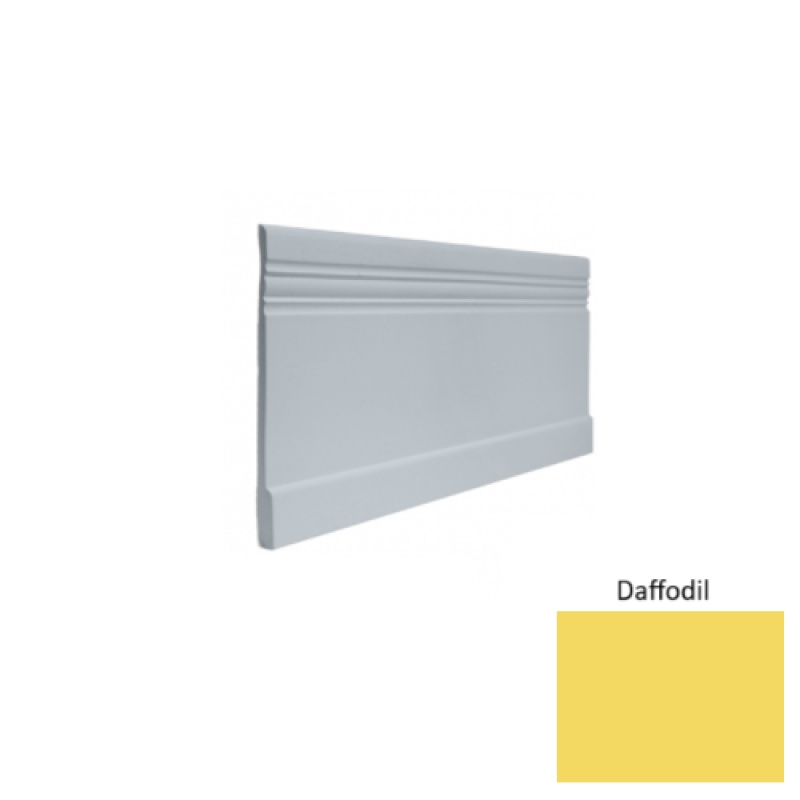 Contours #10 Serenity Daffodil Rubber Profiled Wall Base - Satin - 4" X 8 Ft