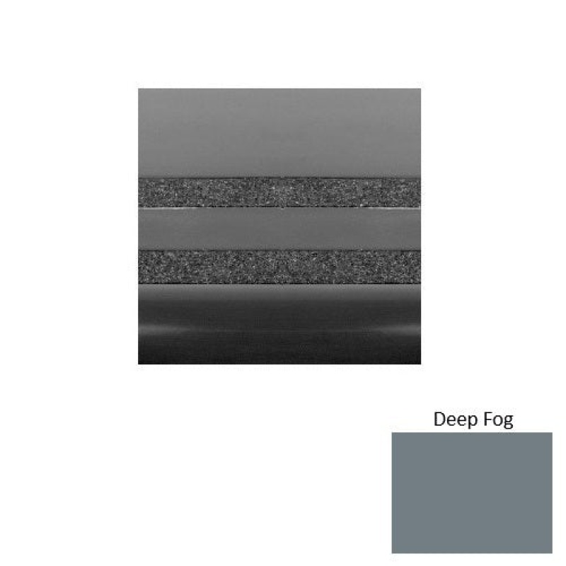 Roppe Solid 687 Deep Fog Rubber Stair Tread