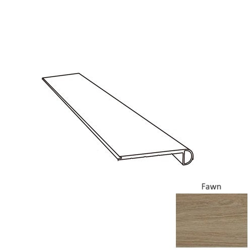 Oakridge Fawn Luxury Vinyl Rounded Flush Stair Nose