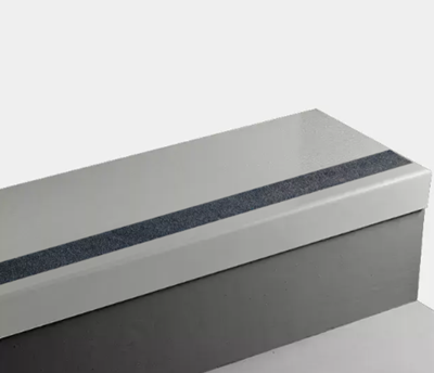 Johnsonite Snowbound Fast Lane Angle Fit Stair Tread