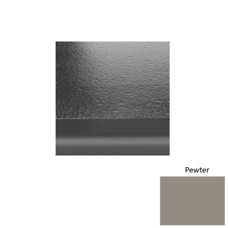 Solid 99 Pewter Rubber Stair Tread with Kevlar