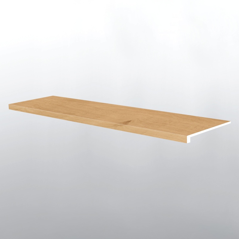 Acclima Mt Sande Luxury Vinyl Moulding / Trim - 12" X 47.25" Stair Tread Eased Edge - Low Gloss