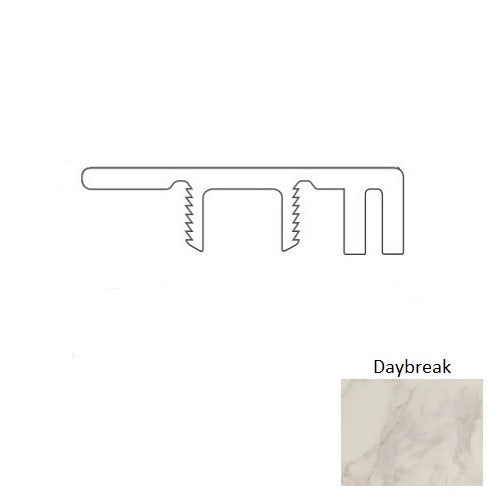 Adura Apex (Apx) Artemis Daybreak Luxury Vinyl Moulding / Trim - 94" End Cap - Embossed