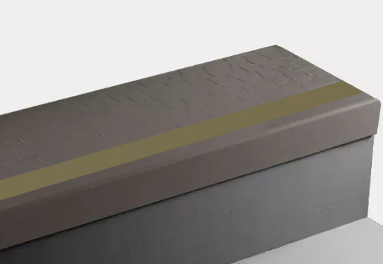 Johnsonite Grounded Cubis Textured Rubber Stair Tread, 12 1/4" x 48"