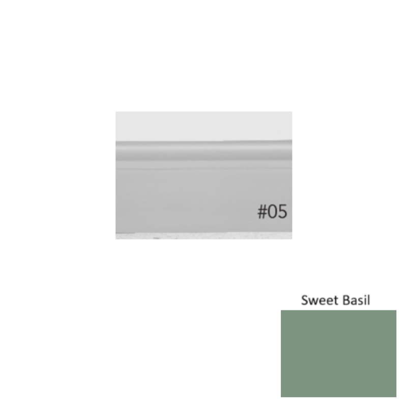 Pinnacle Plus #05 Contrive Sweet Basil Rubber Coil Wall Base – 2 1/2" x 60 Ft