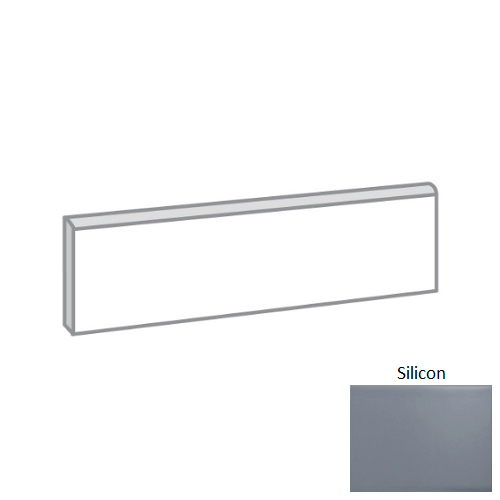 Catch Silicon Ceramic Wall Trim - 3" X 12" Bullnose