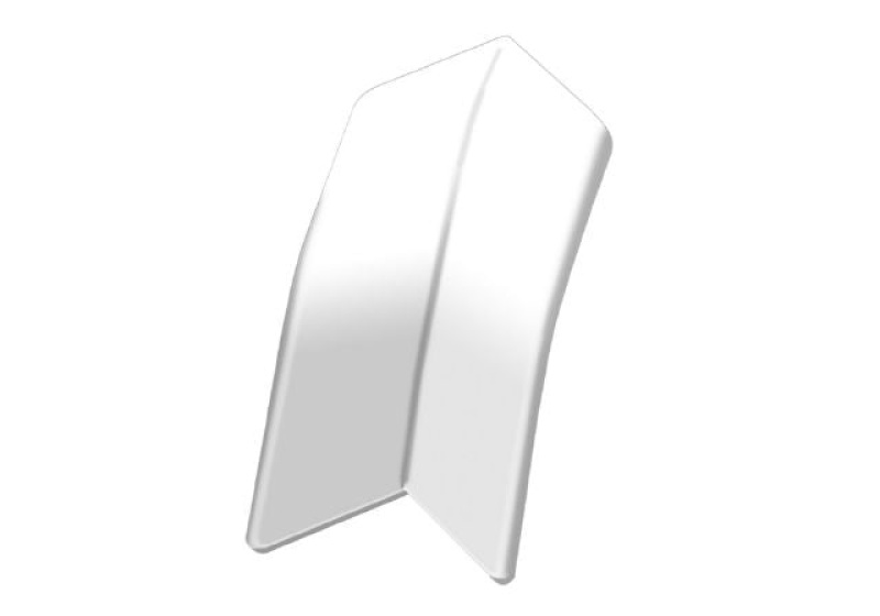 Dilex As Inside Corner Plastic Pvc Tile Edging Trim - Bright White - 1/16" X 1 3/8"