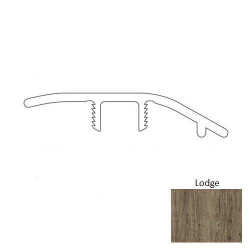Adura Apex (Apx) Nordic Oak Lodge Luxury Vinyl Moulding / Trim - 94" Reducer - Embossed