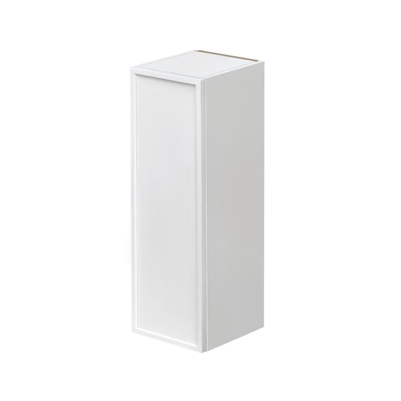 Shady White Slim Shaker Wood Kitchen Wall Cabinet - 9" X 12" X 36" (Assembly Required) - White