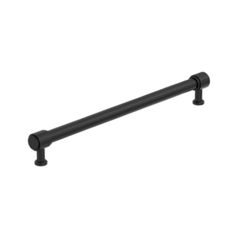 Faircrest Zinc & Steel Bar Cabinet Pull - Matte Black