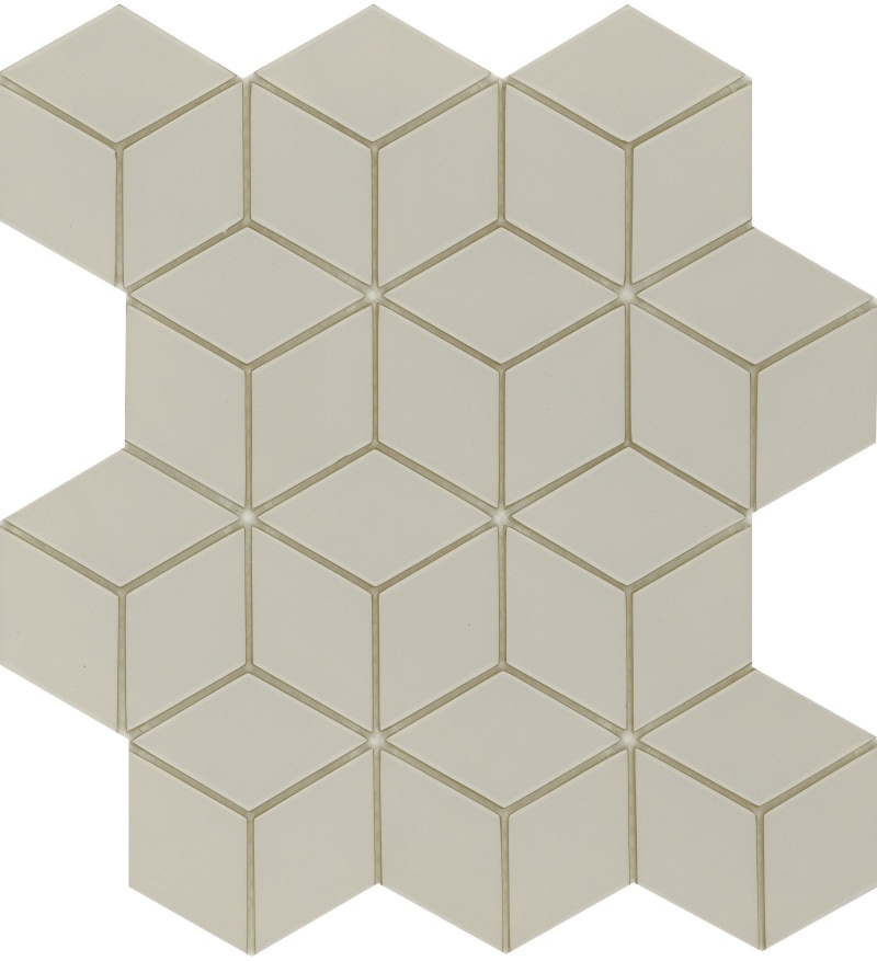 Concept Fawn Glass Mosaic - Cube - Semi Gloss
