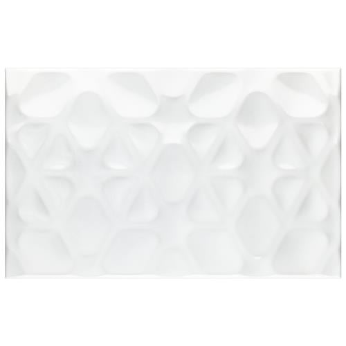 More Pure White Ceramic Tile - Glossy - 9 7/8" X 15 3/4"