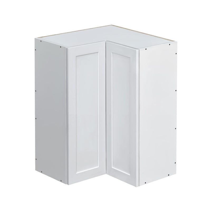 Mallorca White Shaker Wood Kitchen Diagonal Corner Wall Cabinet - 30" X 24" X 30" (Assembly Required) - White