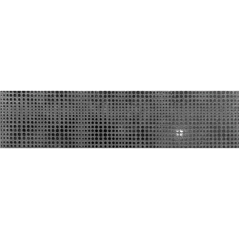 Skalini Line Artistic Stone Etched Dots Eastern Black Marble Tile - Textured - 3" X 12"