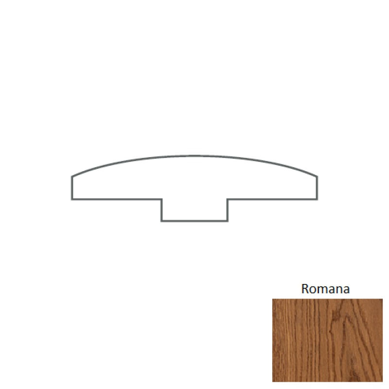 Volterra Romana Hardwood Moulding / Trim 1 1/2" x 96" T Molding