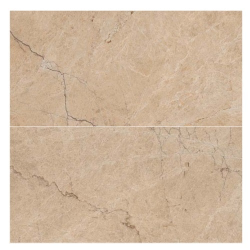 Moscato Taupe Porcelain Tile - Matte - 12" X 24"