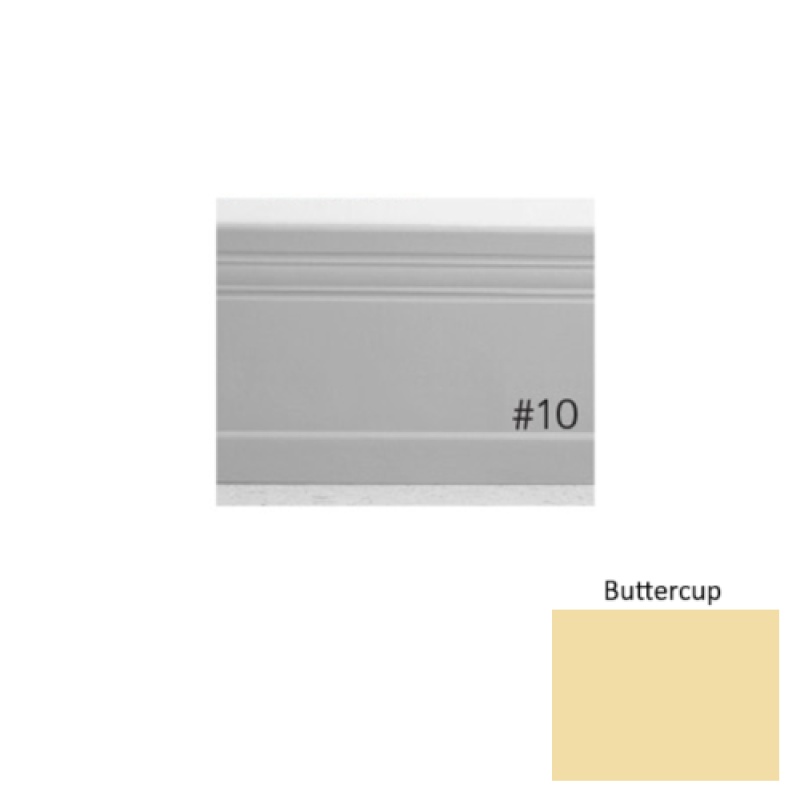 Pinnacle Plus #10 Serenity Buttercup Rubber Coil Wall Base - 4" X 60 Ft