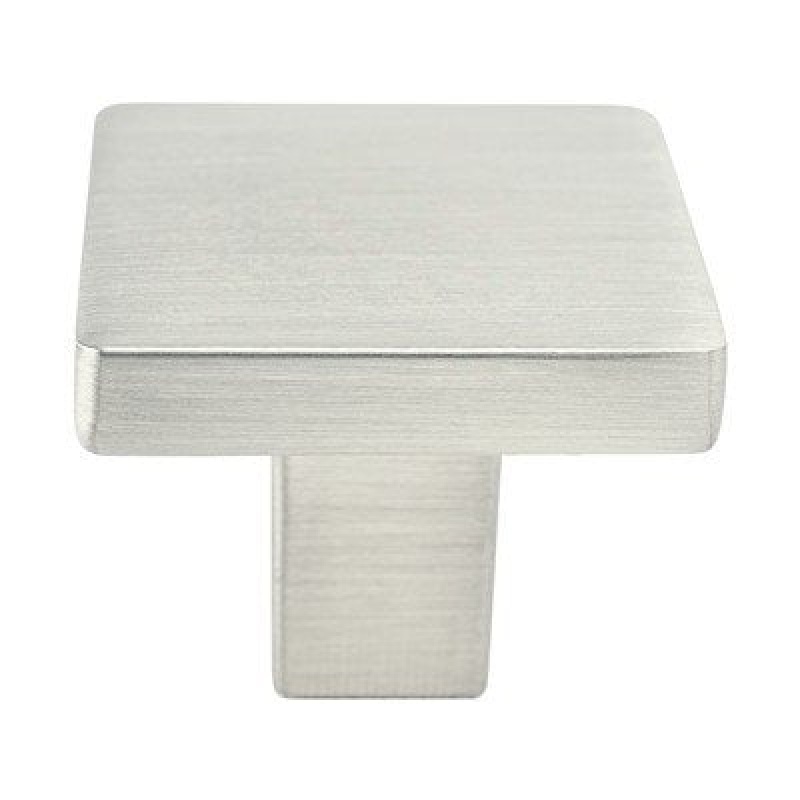Advantage Plus Contemporary Advantage One Zinc Cabinet Knob - Brushed Nickel - 1 1/8" Length