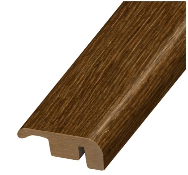 Nuvo Lux Brentwood Coco Bean Laminate Wood Moulding / Trim - 1.73" X 94.48" End Cap - Aluminum Oxide