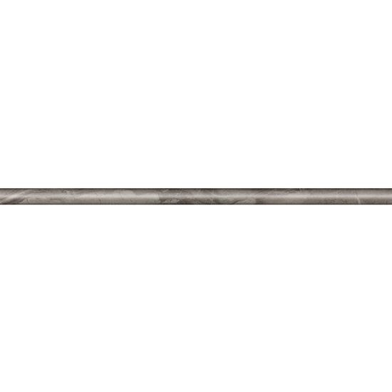 Impresa Charcoal Ceramic Wall Trim - 1/2" X 12" Jolly - Matte