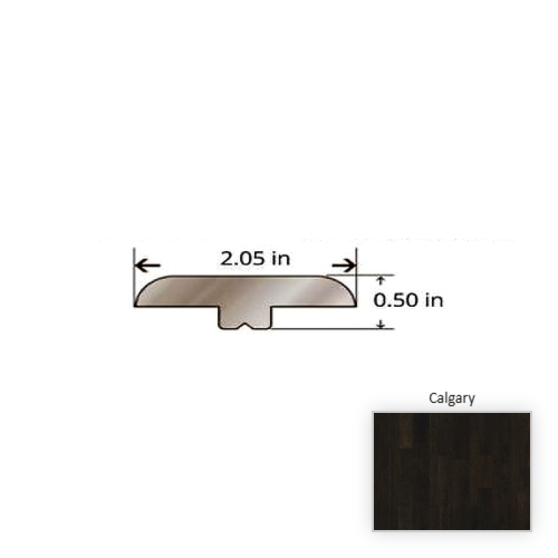 Monterey Red Oak Calgary Hardwood Moulding / Trim - 84.25" T Molding - Truemark Glaze Tek