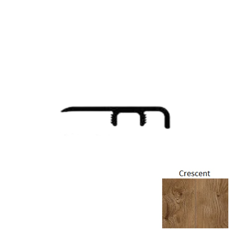 Lamdura Landmark Crescent Laminate Wood Moulding / Trim - 94" End Cap - Embossed