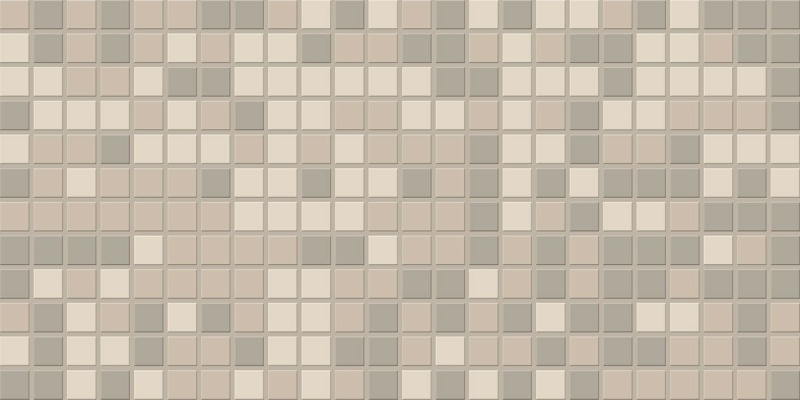 Keystone Blends Almond Blend Porcelain Mosaic - 1" x 1" Matte