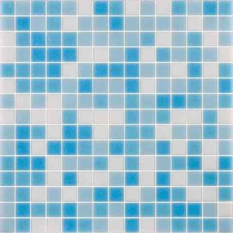Mixes Mist Glass Mosaic - 0.8" X 0.8" - Glossy
