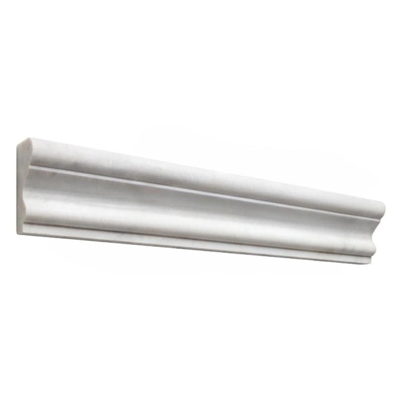 Bianco Congelato Dolomite Molding - 2" x 12" Milano Molding - Leather