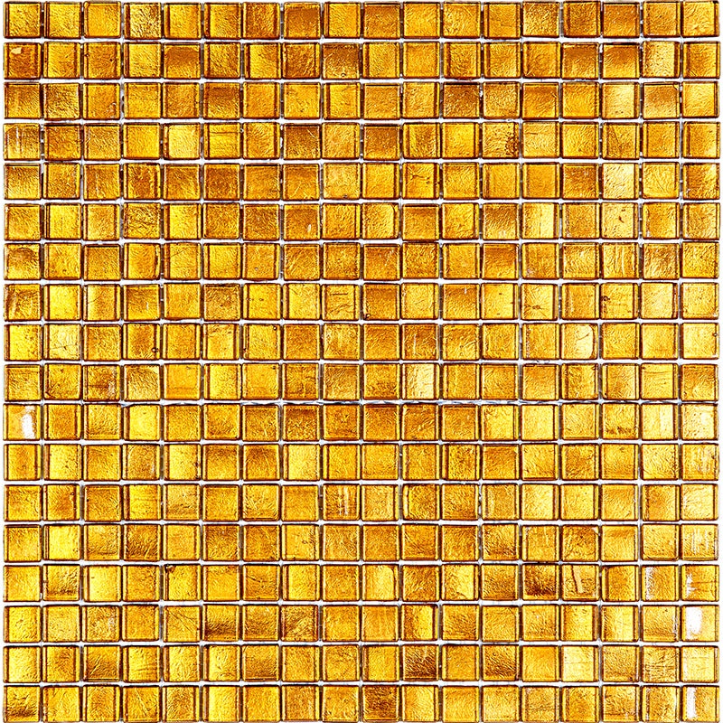Alma Line Nibble Bn86 Glass Mosaic - 0.6" X 0.6" - Glossy