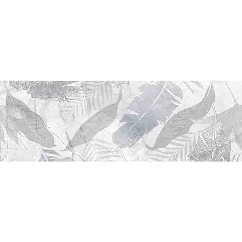 Cosmopolitan Leaves Deco Ceramic Tile - Matte - 16" X 48"