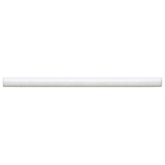 Cloe White Ceramic Wall Trim - 1/2" X 8" Jolly - Glossy