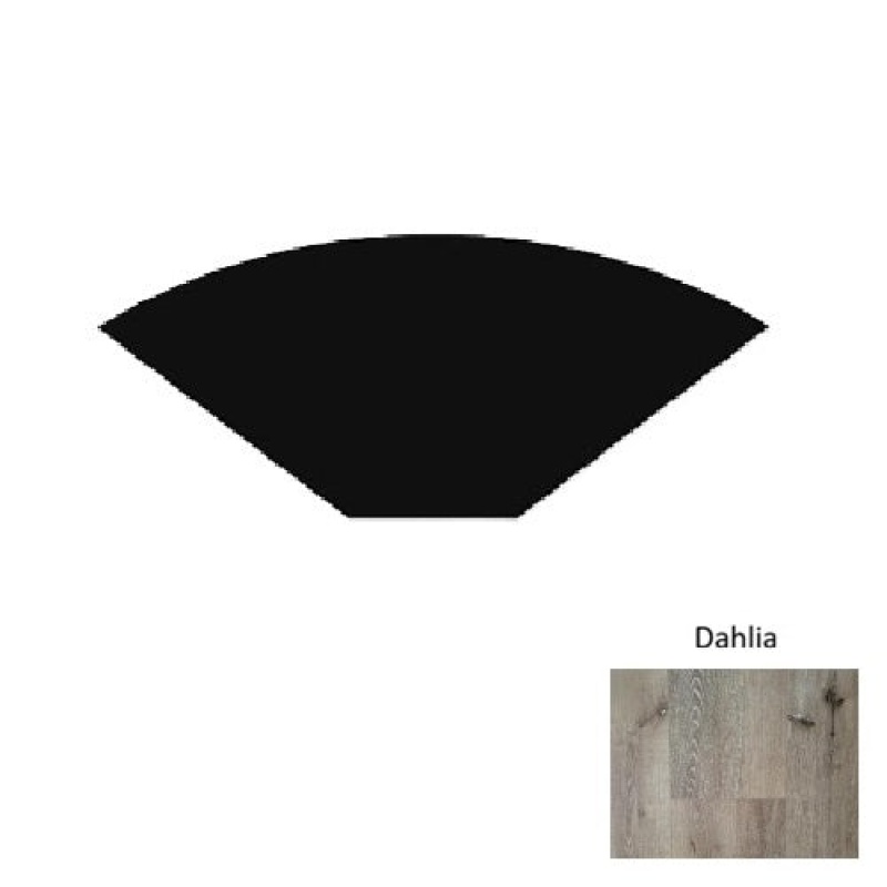 1500 Series Dahlia Luxury Vinyl Moulding / Trim - 94" Quarter Round - Embossed