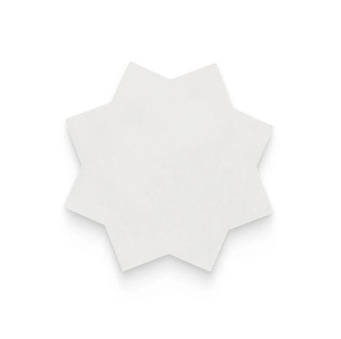 Atelier Bone Star Porcelain Tile - Matte - 6.5" x 6.5"