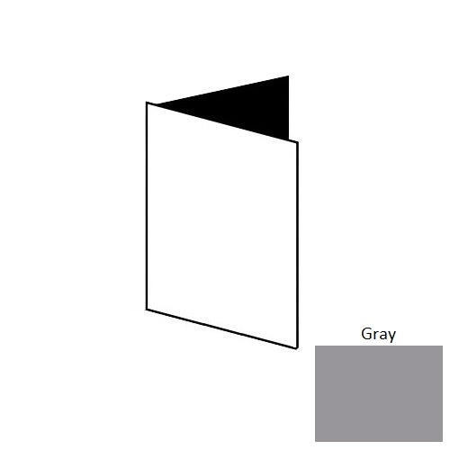 Vcb Gray Vinyl Moulding / Trim - Straight Base Outside Corner
