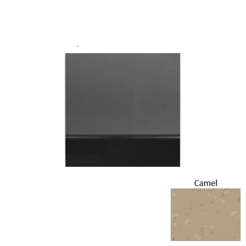 Symmetry 61 Camel Heavy Duty Rubber Stair Tread - Smooth