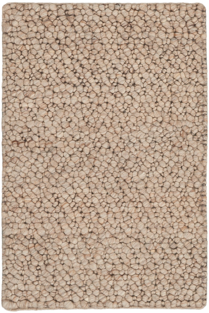 Calvin Klein Riverstone Mocha Wool Farmhouse Area Rug