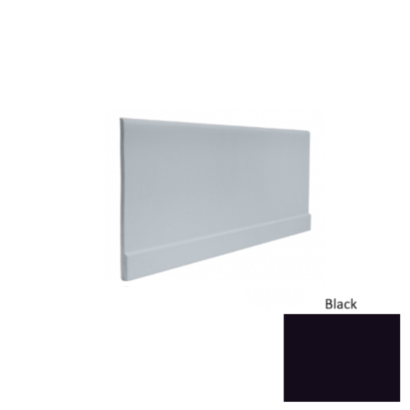 Contours #00 Simplicity Black Rubber Profiled Wall Base